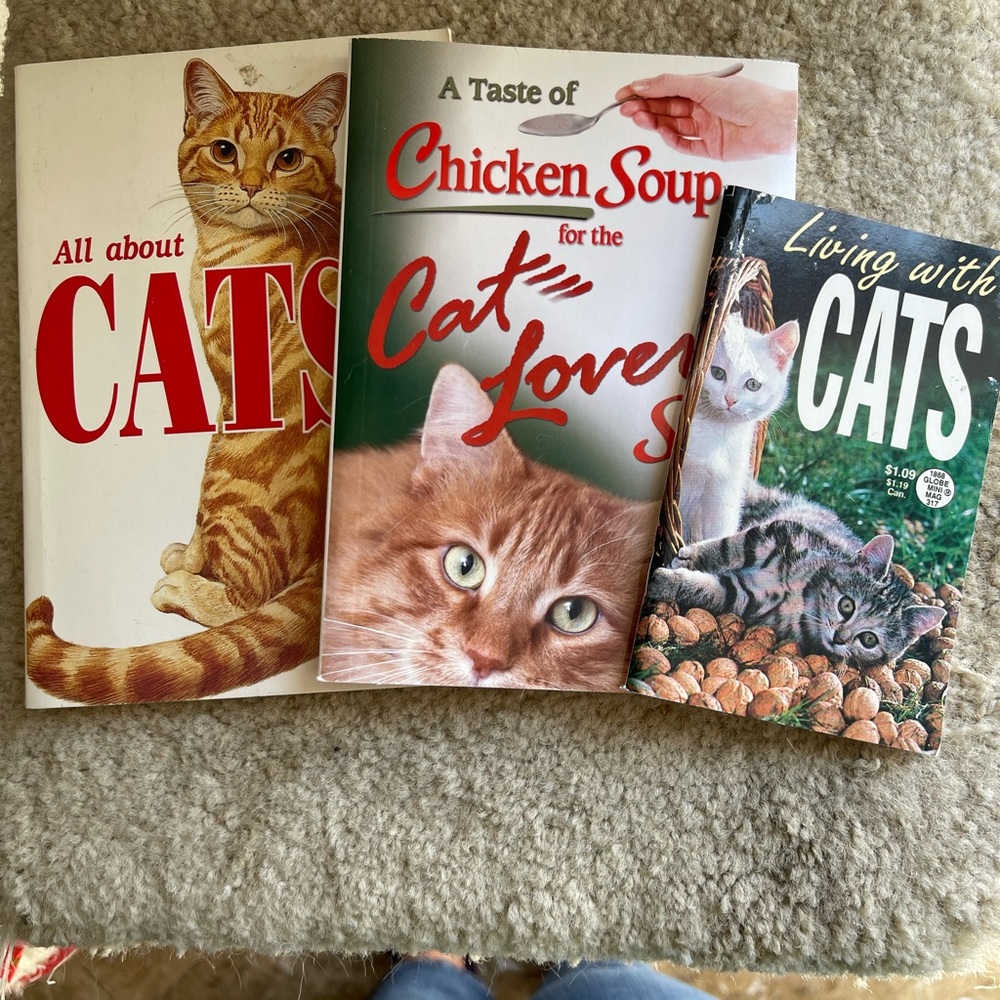 Cat books (lot of 3)
